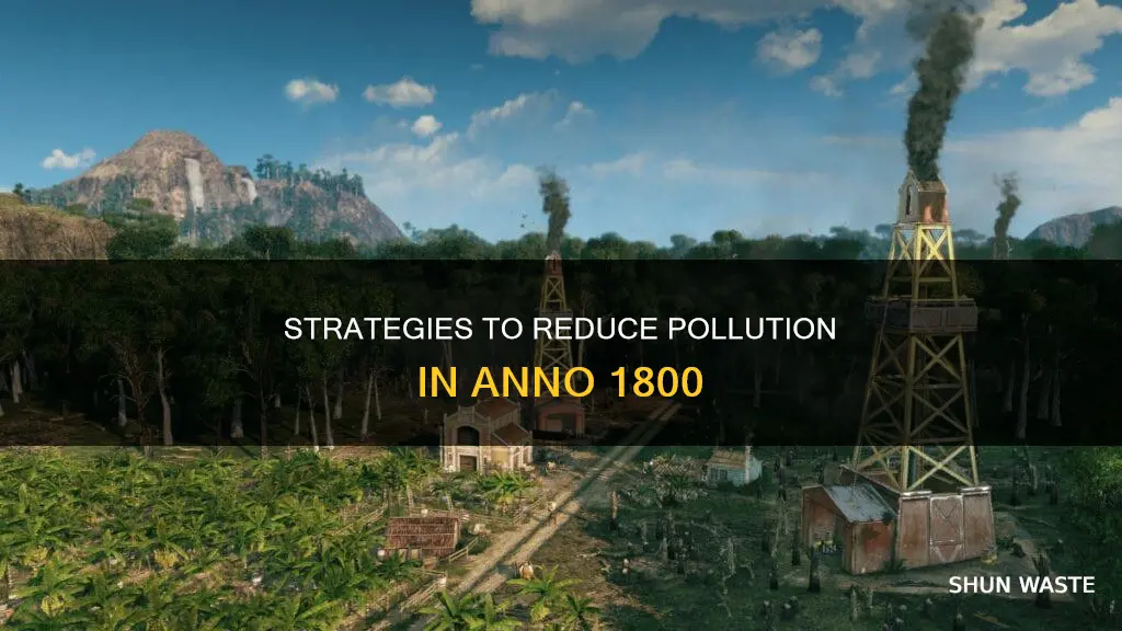 how to reduce pollution in anno 1800