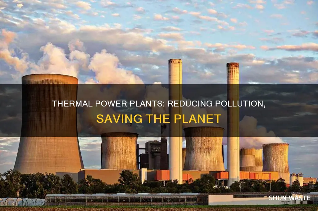 how to reduce pollution in thermal power plant