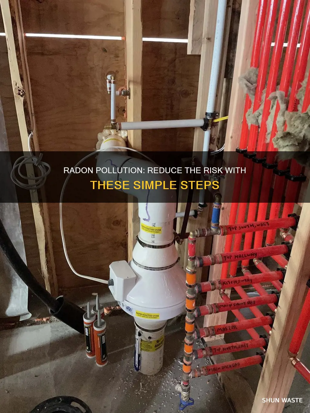 how to reduce radon pollution