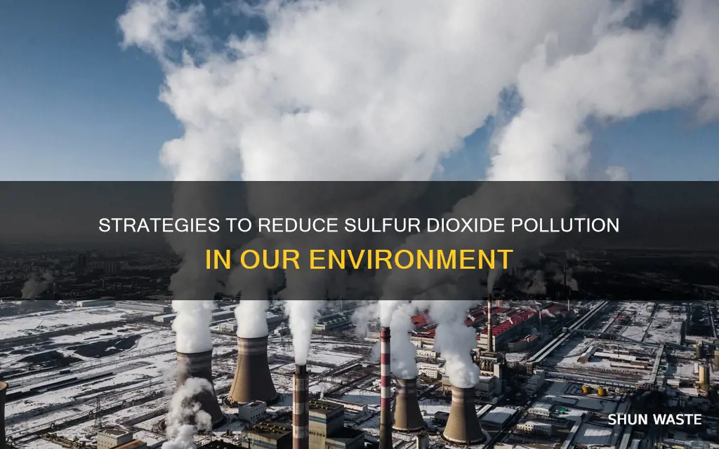 how to reduce sulf dioxide pollution