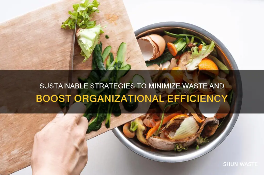 how to reduce waste in an organization