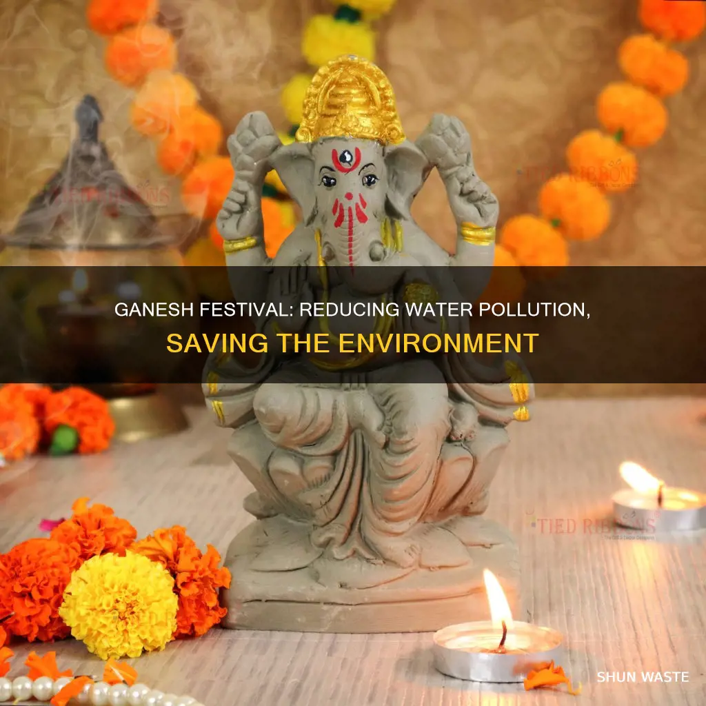 how to reduce water pollution during ganesh festival