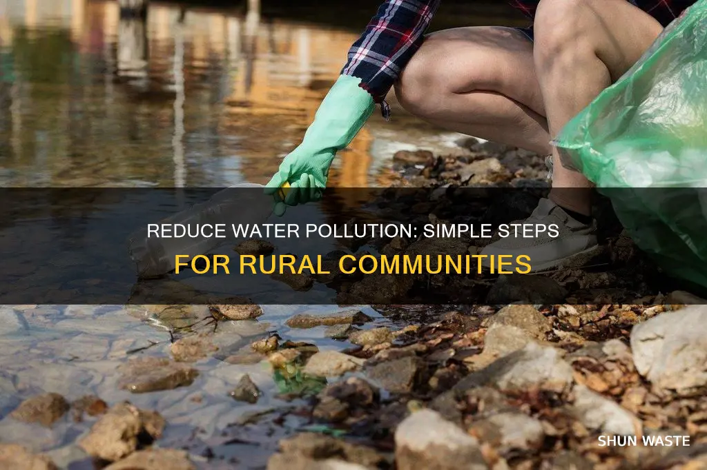 how to reduce water pollution in rural areas