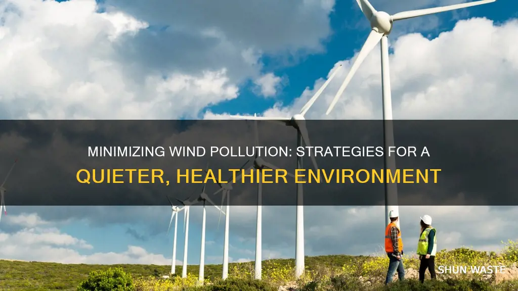 how to reduce wind pollution