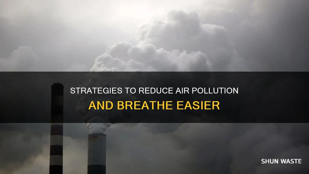 how to reduse air pollution