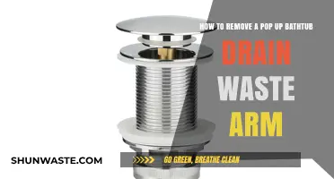 DIY Guide: Removing a Pop-Up Bathtub Drain Waste Arm Easily