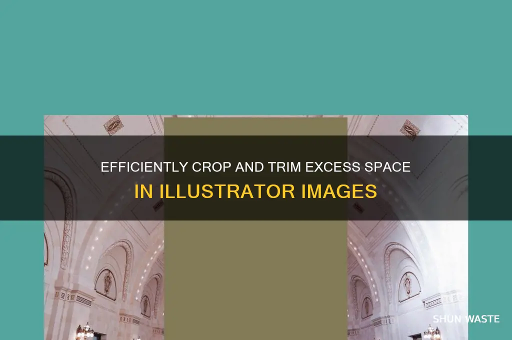 how to remove all wasted space around image illustrator