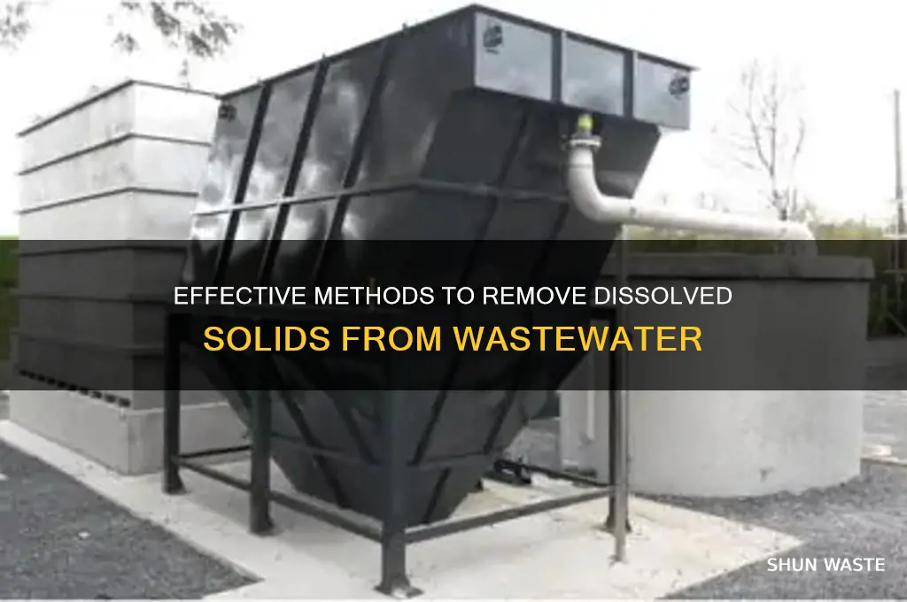 how to remove dissolved solids from waste water