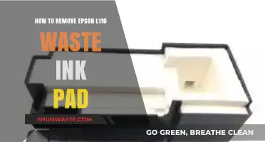 Epson L110 Waste Ink Pad Removal: Step-by-Step DIY Guide
