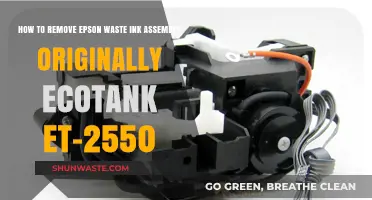 Epson EcoTank ET-2550 Waste Ink Assembly Removal Guide