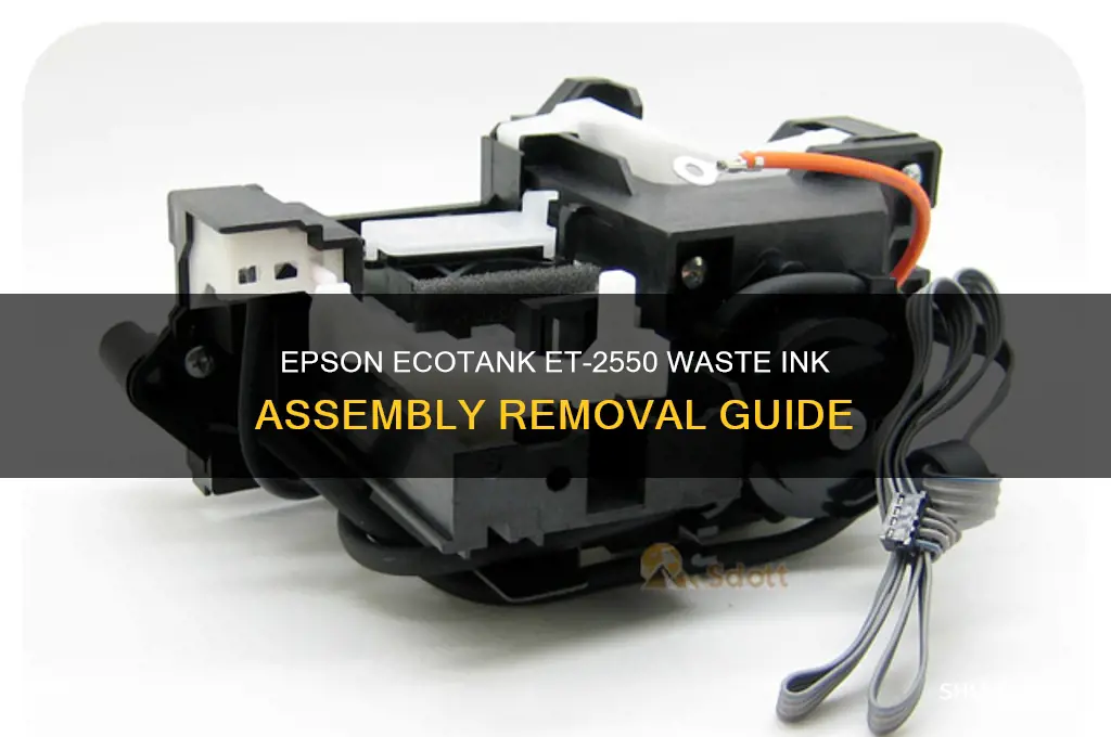 how to remove epson waste ink assembly originally ecotank et-2550