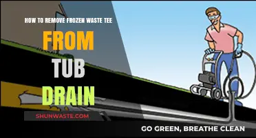 Quick Fix: Removing a Frozen Waste Tee from Your Tub Drain