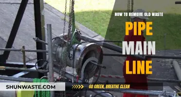 Efficiently Removing Old Waste Pipe Main Lines: A Step-by-Step Guide