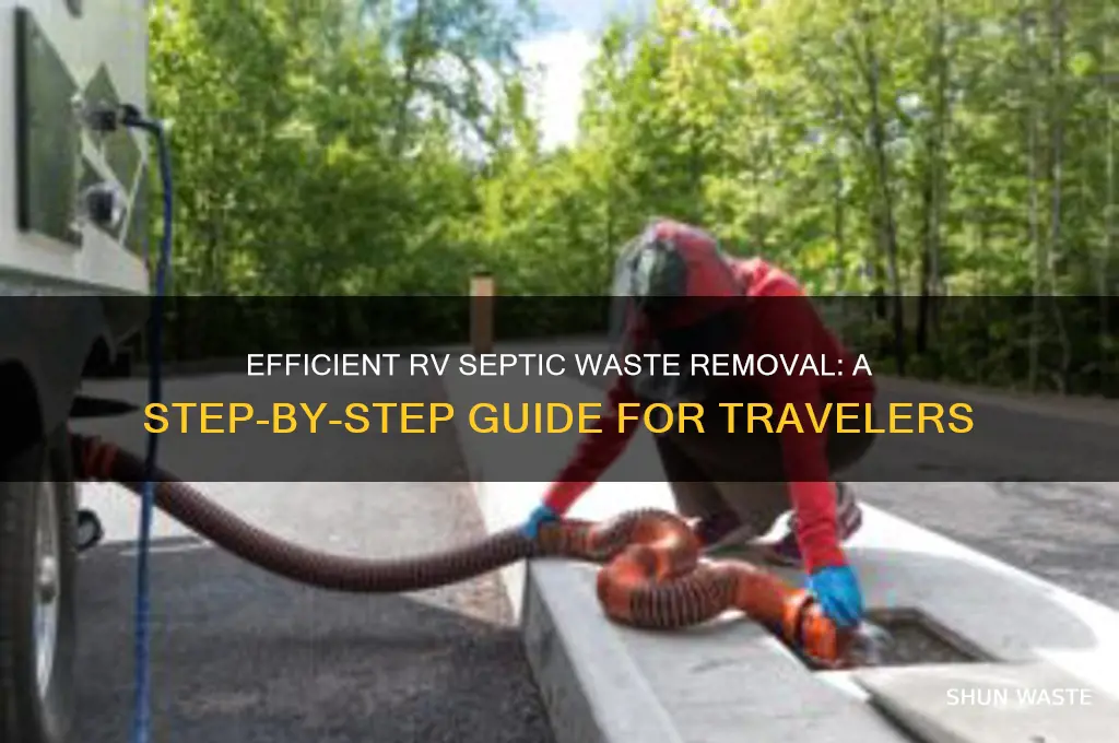 how to remove sptic waste from an rv