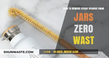 Eco-Friendly Tips: Removing Sticky Residue from Jars for Zero Waste Living