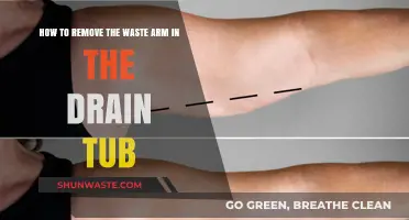 Easy Steps to Remove the Waste Arm in Your Drain Tub