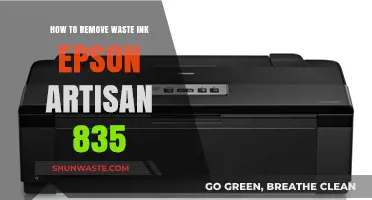 Efficiently Clear Waste Ink from Your Epson Artisan 835 Printer