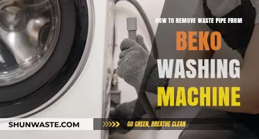Easy Steps to Remove Waste Pipe from Beko Washing Machine