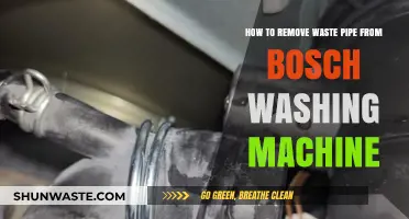 Easy Steps to Remove Waste Pipe from Bosch Washing Machine