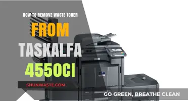 Efficiently Clean Taskalfa 4550ci: Waste Toner Removal Guide