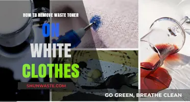 Effective Tips to Remove Waste Toner Stains from White Clothes