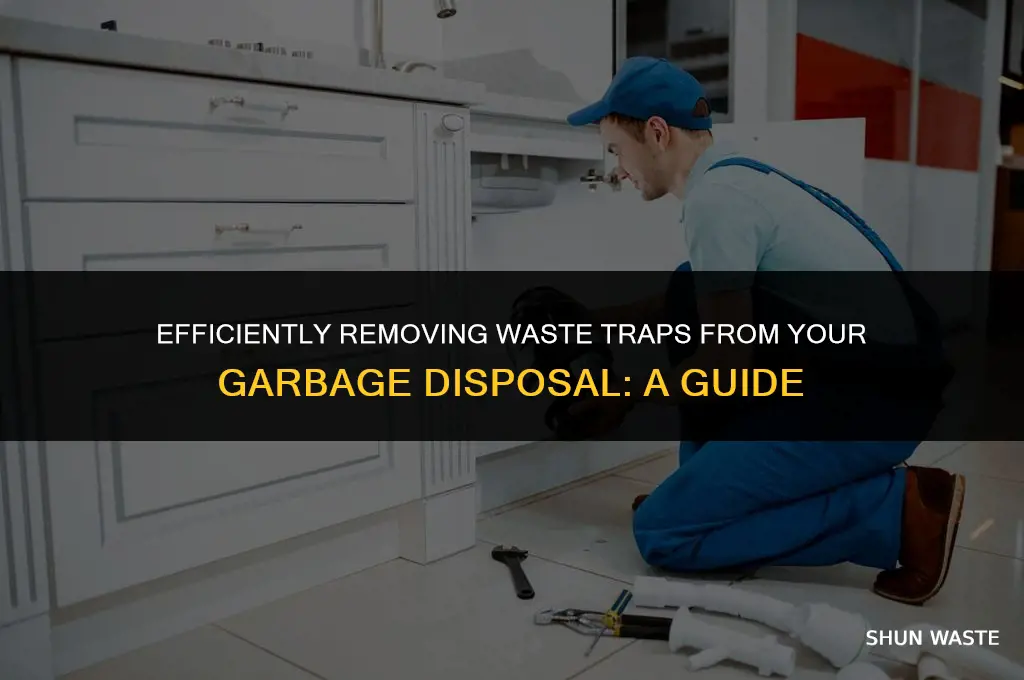 how to remove waste trap from garbage disposal