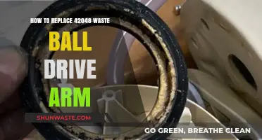 Replace Your Waste Ball Drive Arm: A Step-by-Step Guide