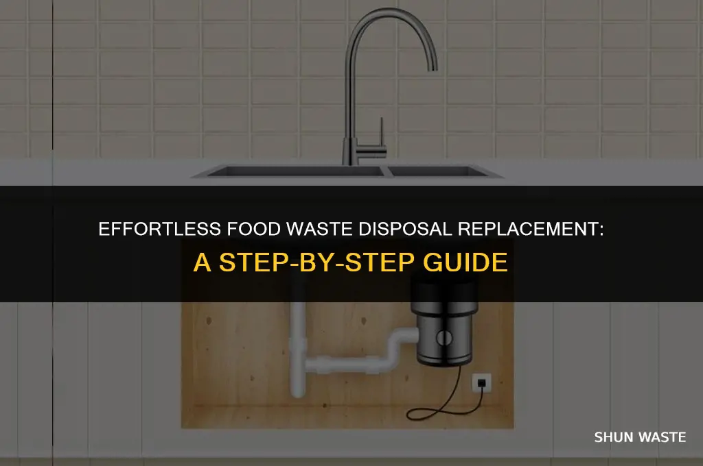 how to replace a food waste disposal