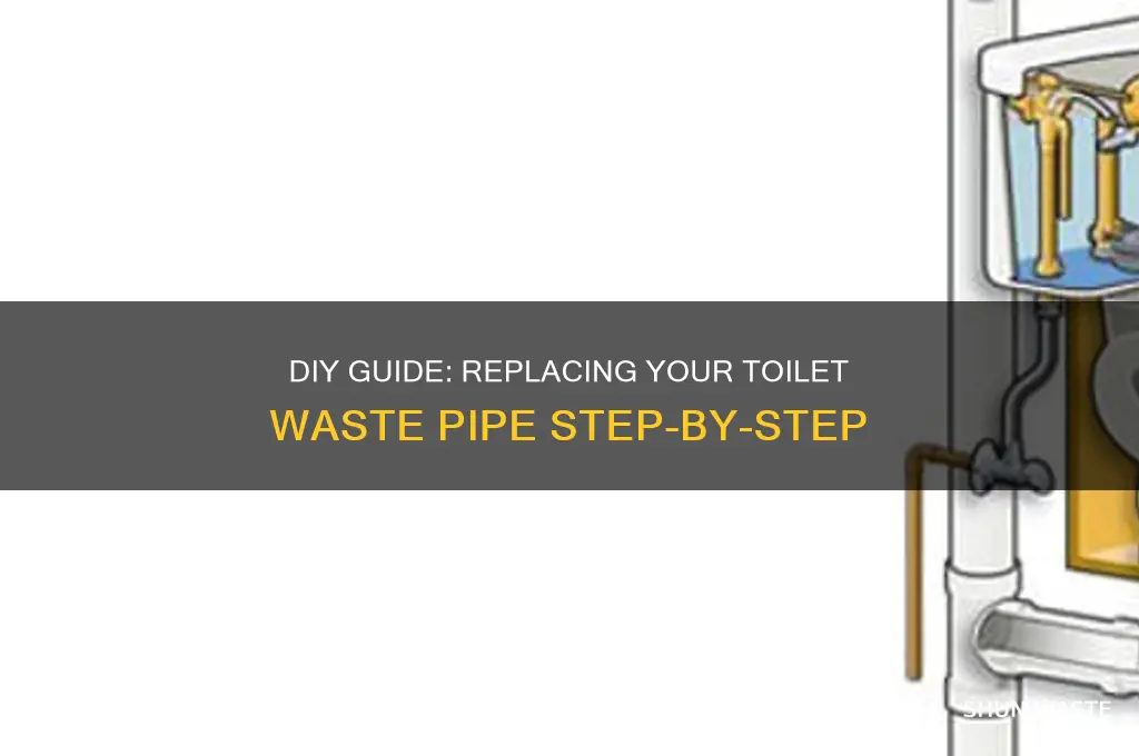 how to replace a toilet waste pipe