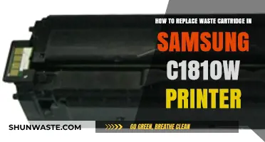 Easy Steps to Replace Waste Cartridge in Samsung C1810W Printer