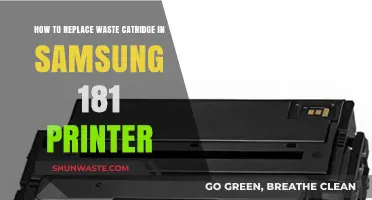 Easy Steps to Replace Waste Cartridge in Samsung 181 Printer