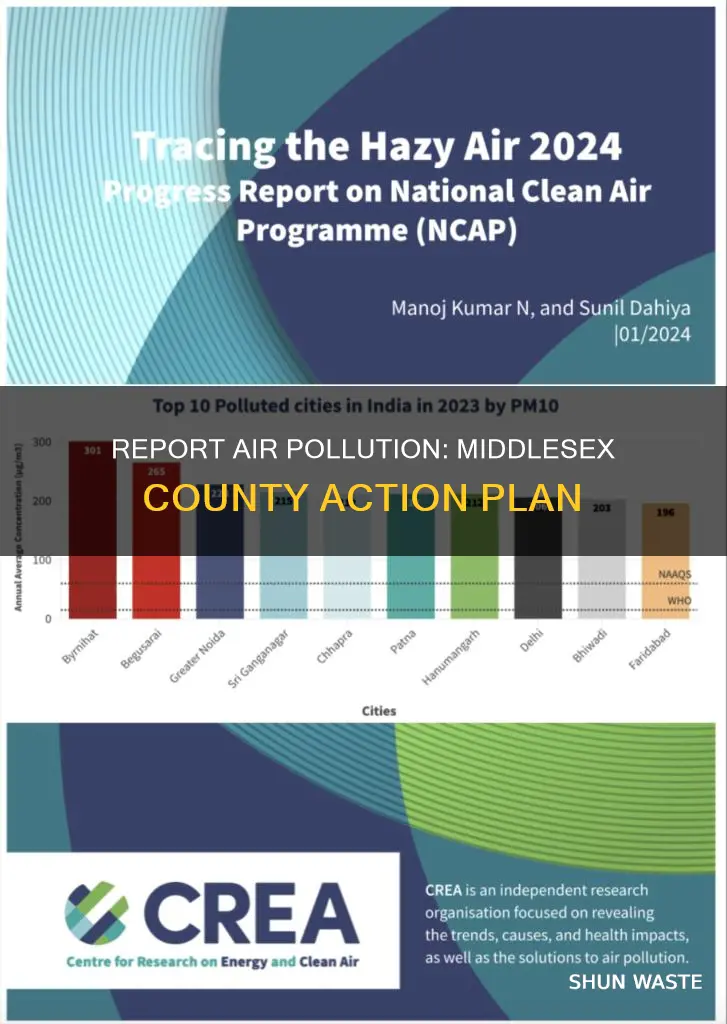 how to report air pollution in iddlesex county
