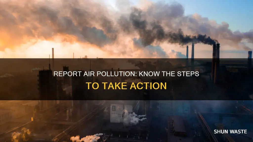 how to report air pollution