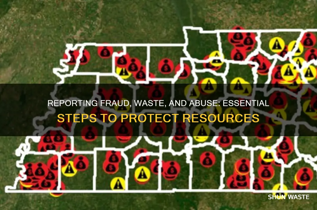 how to report fraud waste and abuse