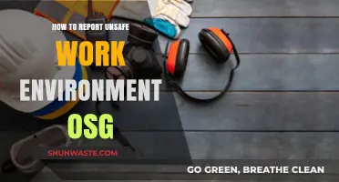 Reporting Unsafe Work Environments: A Step-by-Step Guide for OSG Employees
