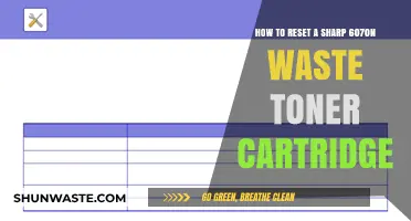 Resetting Your Sharp 6070N Waste Toner Cartridge: A Step-by-Step Guide