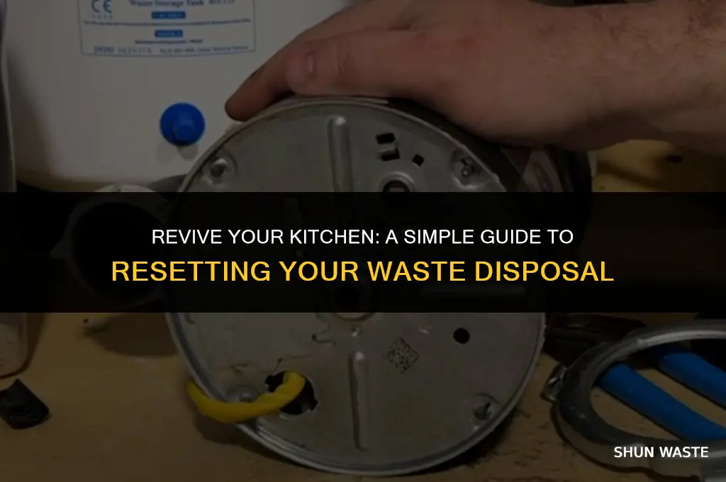 how to reset a waste disposal