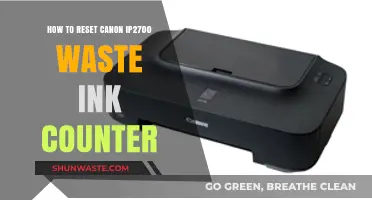 Reset Canon iP2700 Waste Ink Counter: Easy Step-by-Step Guide