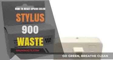 Epson Stylus Color 900 Waste Ink Reset Guide: Easy Steps