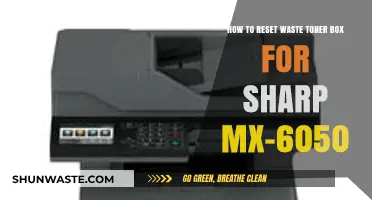 Resetting Your Sharp MX-6050 Waste Toner Box: A Step-by-Step Guide