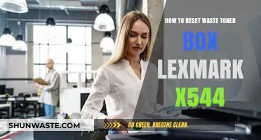 Resetting Your Lexmark X544 Waste Toner Box: A Step-by-Step Guide