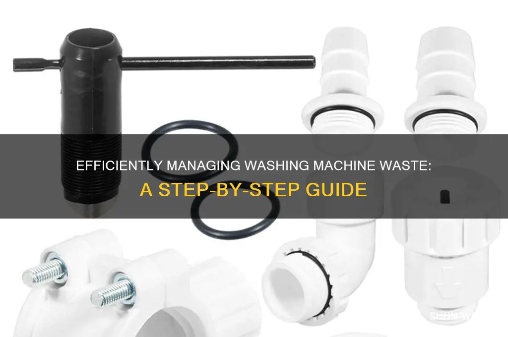 how to run a washing machine waste