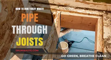 Running Toilet Waste Pipes Through Joists: A Step-by-Step Guide
