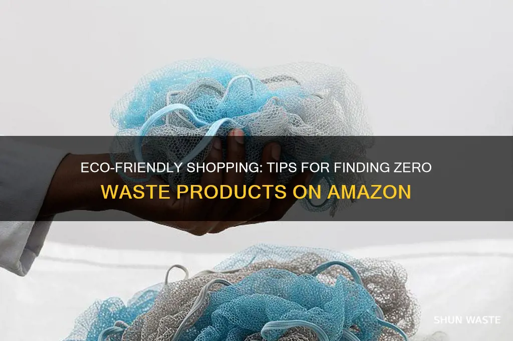 how to search zero waste on amazon