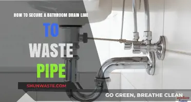 Secure Your Bathroom Drain Line to Waste Pipe: A Step-by-Step Guide