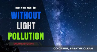 Exploring the Night Sky: Avoiding Light Pollution