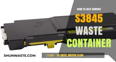 Efficient Self-Service Guide for S3845 Waste Container Maintenance