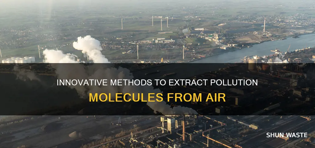 how to separate pollution molecules from the air