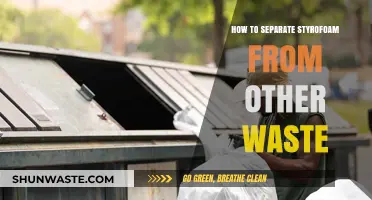 Efficient Methods to Separate Styrofoam from General Waste Stream