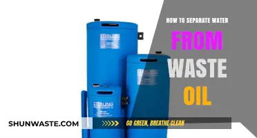 Effective Methods to Separate Water from Waste Oil Easily